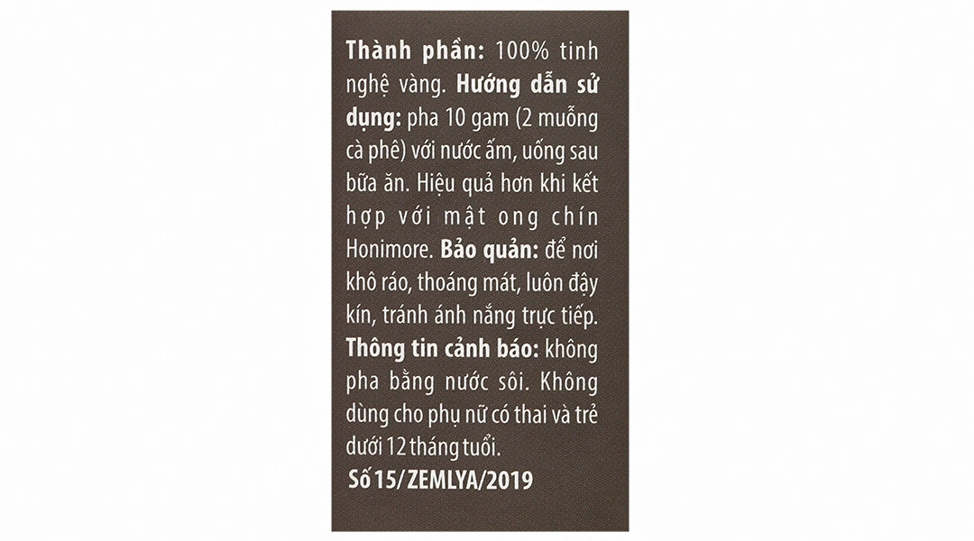 Tinh nghệ vàng Honimore lọ 130g - 7